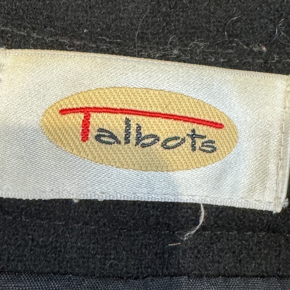 Talbots Vintage Wool Blend Button Up Embroidered Holiday Vest - Picture 7 of 8
